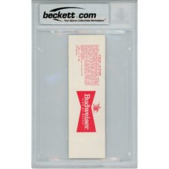 Mike Singletary Autographed Chicago Bears Ticket Stub 1st INT Insc Beckett 47595
