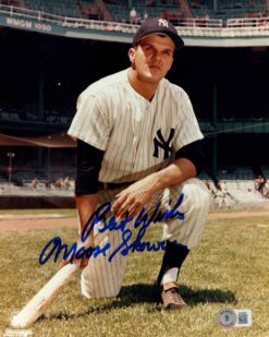 Moose Skowron Signed New York Yankees 8x10 Photo Best Wishes BAS 51130