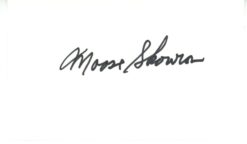Moose Skowron Autographed/Signed New York Yankees Index Card Beckett 56528