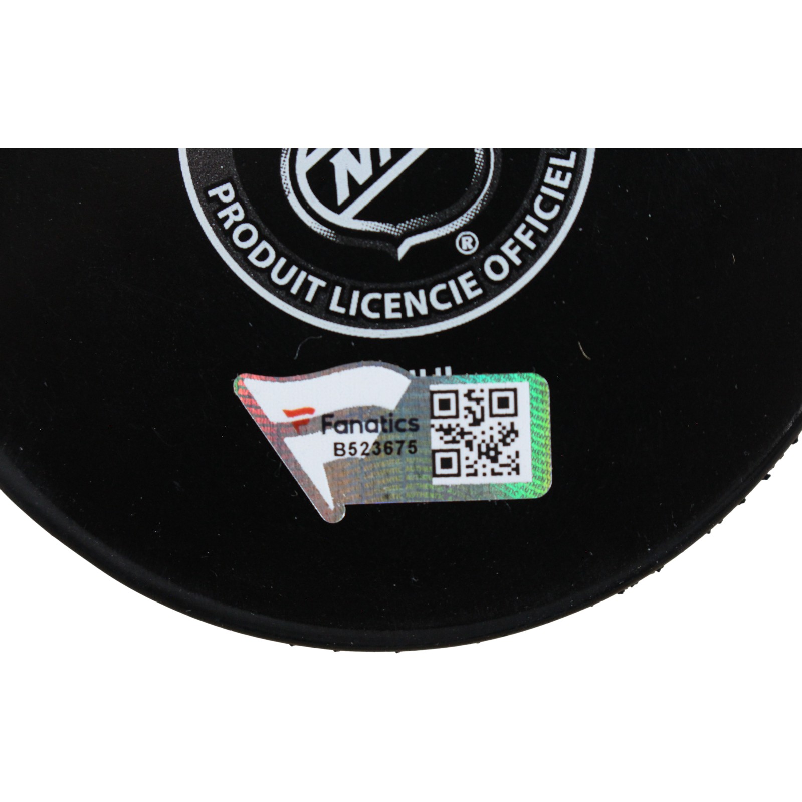 Juraj Slafkovsky Autographed Montreal Canadiens Logo Puck Debut Fanatics 53844 4 Juraj Slafkovsky Autographed Montreal Canadiens Logo Puck Debut Fanatics 53844