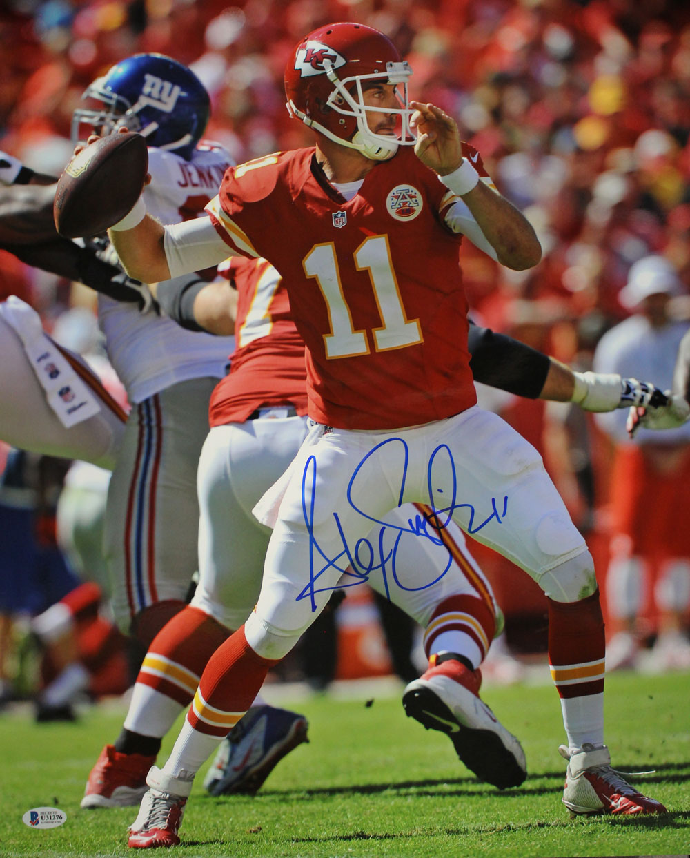 Alex Smith Autographed/Signed Kansas City Chiefs 16x20 Photo BAS 29233