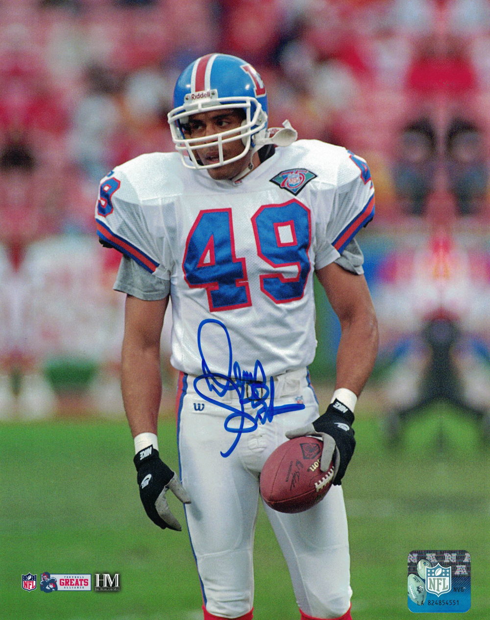 Dennis Smith Autographed/Signed Denver Broncos 8x10 Photo JSA