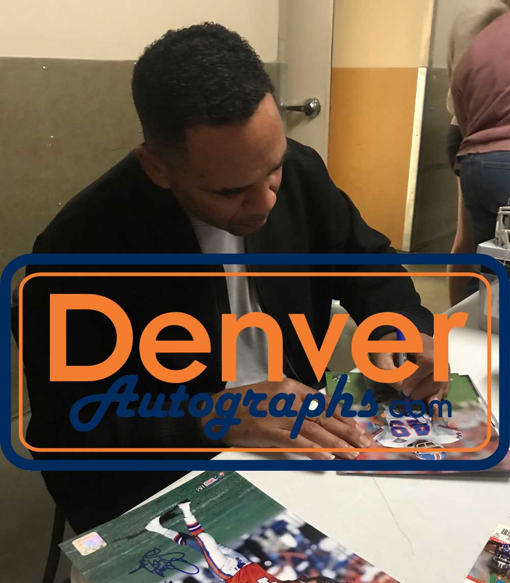 Dennis Smith Autographed/Signed Denver Broncos 8x10 Photo JSA