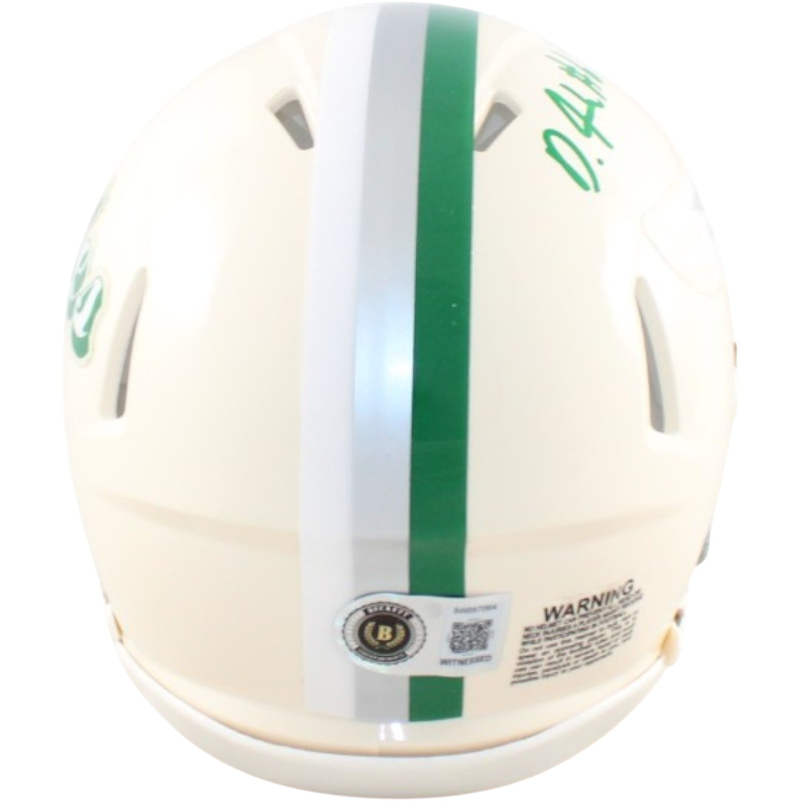 Devonta Smith Autographed Philadelphia Eagles Mini Helmet Retro Beckett W 58581 2 Devonta Smith Autographed Philadelphia Eagles Mini Helmet Retro Beckett W 58581