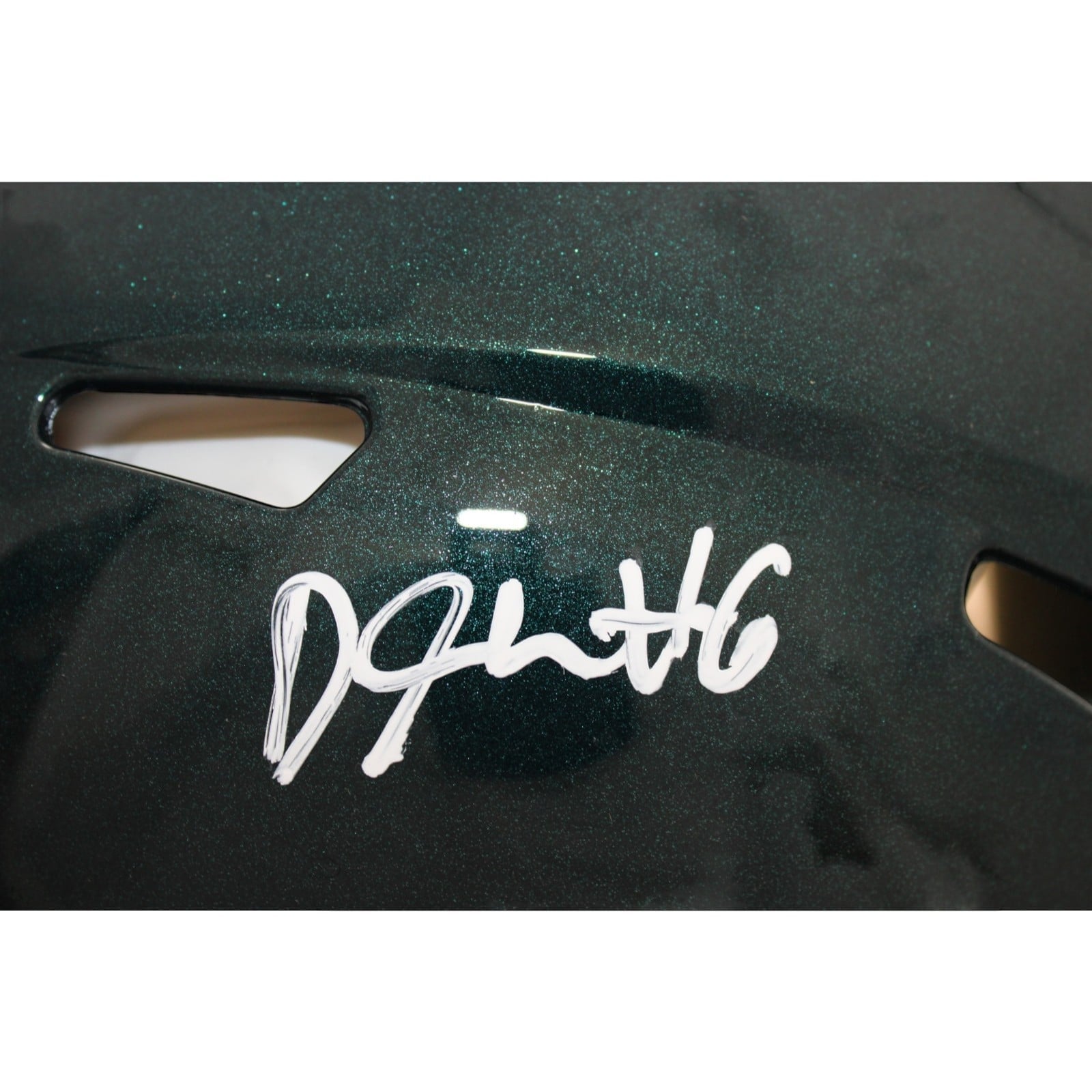 Devonta Smith Signed Philadelphia Eagles Proline Helmet Beckett Witness 58608 3 Devonta Smith Signed Philadelphia Eagles Proline Helmet Beckett Witness 58608