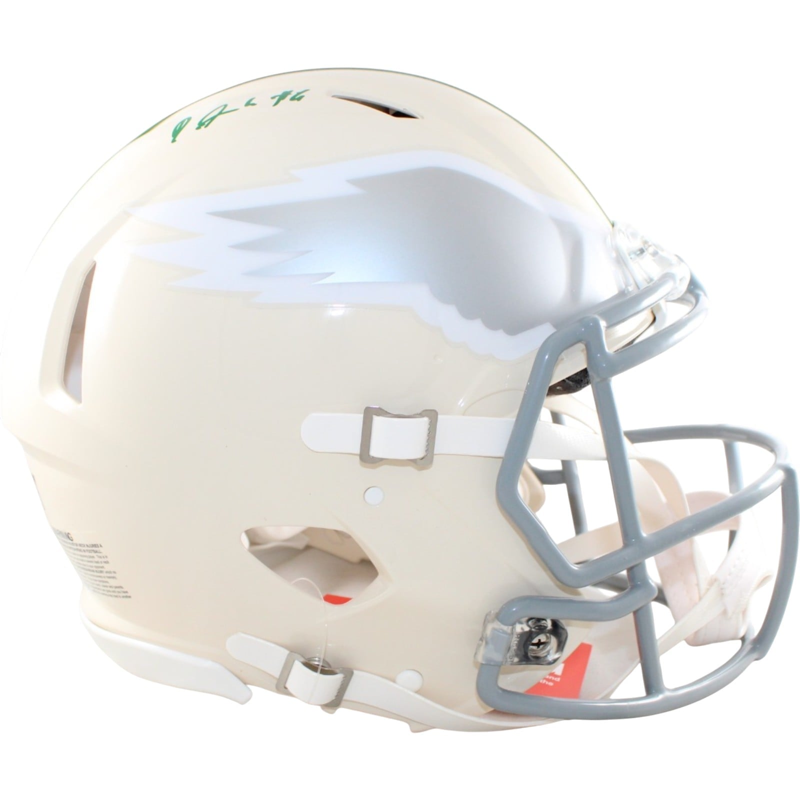 Devonta Smith Signed Philadelphia Eagles Proline Helmet Retro Beckett WIT 58618
