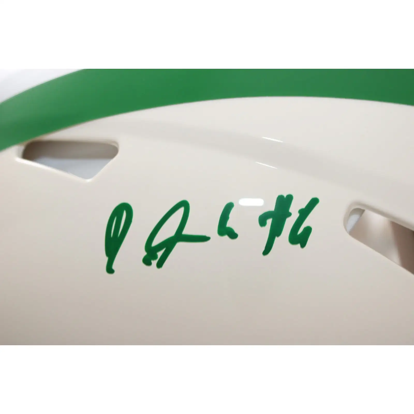 Devonta Smith Signed Philadelphia Eagles Proline Helmet Retro Beckett WIT 58618 4 Devonta Smith Signed Philadelphia Eagles Proline Helmet Retro Beckett WIT 58618