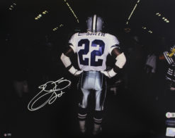 Emmitt Smith Autographed/Signed Dallas Cowboys 16x20 Photo Beckett