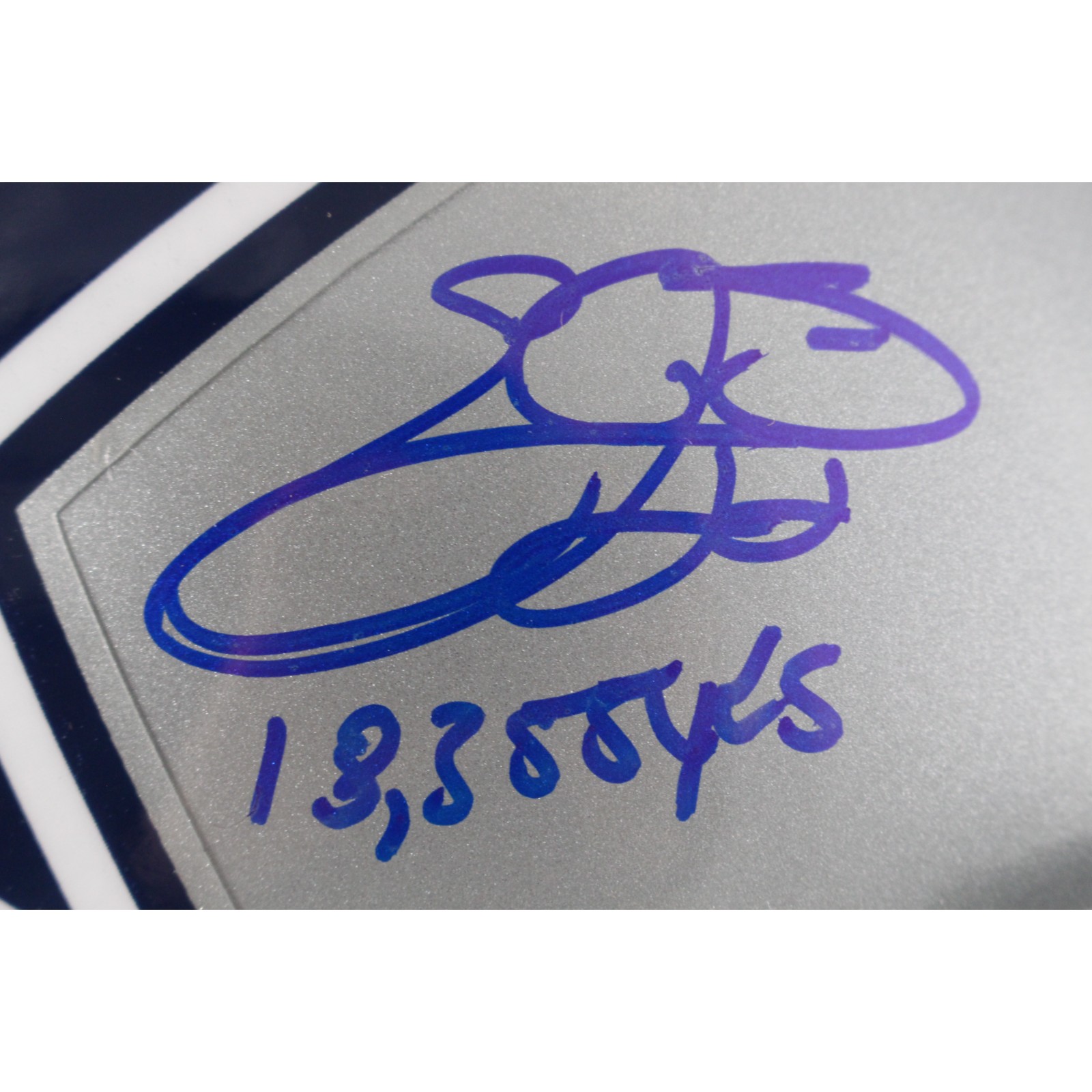 Emmitt Smith Tony Dorsett Signed Dallas Cowboys Pro Helmet Insc. Beckett 49583