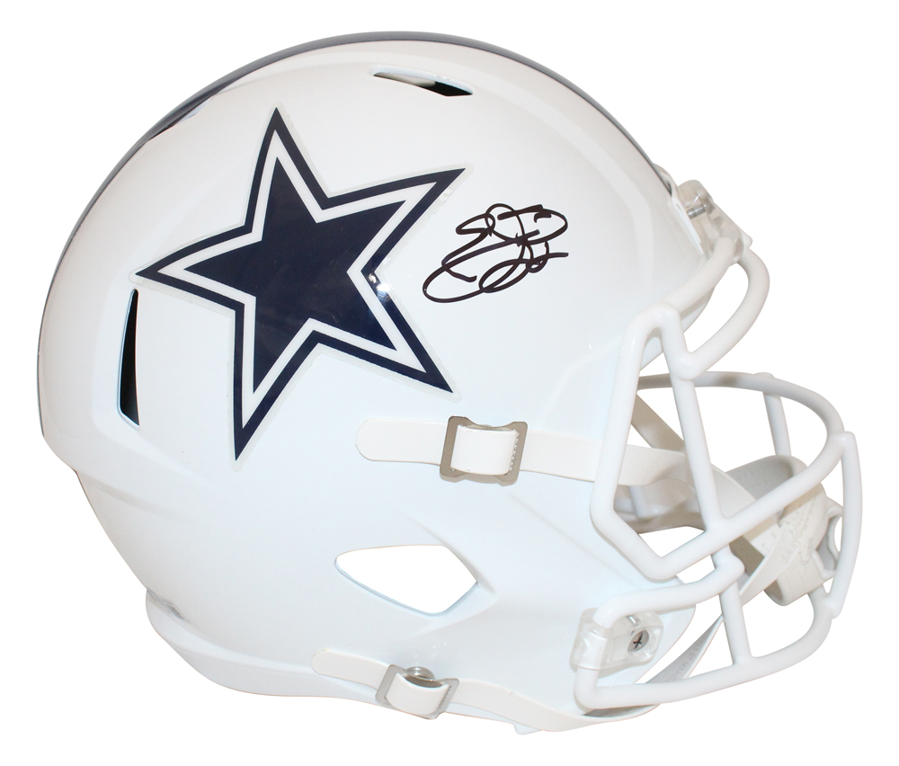 Emmitt Smith Signed Dallas Cowboys F/S 2022 Alternative Helmet Beckett