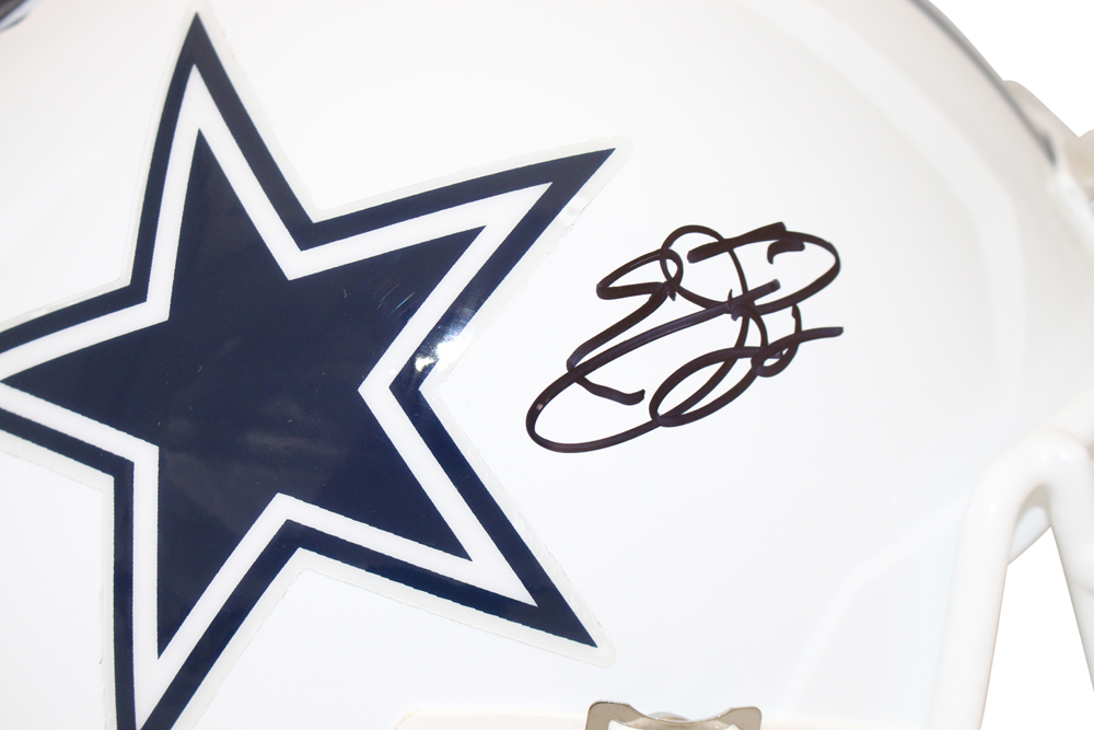 Emmitt Smith Signed Dallas Cowboys F/S 2022 Alternative Helmet Beckett