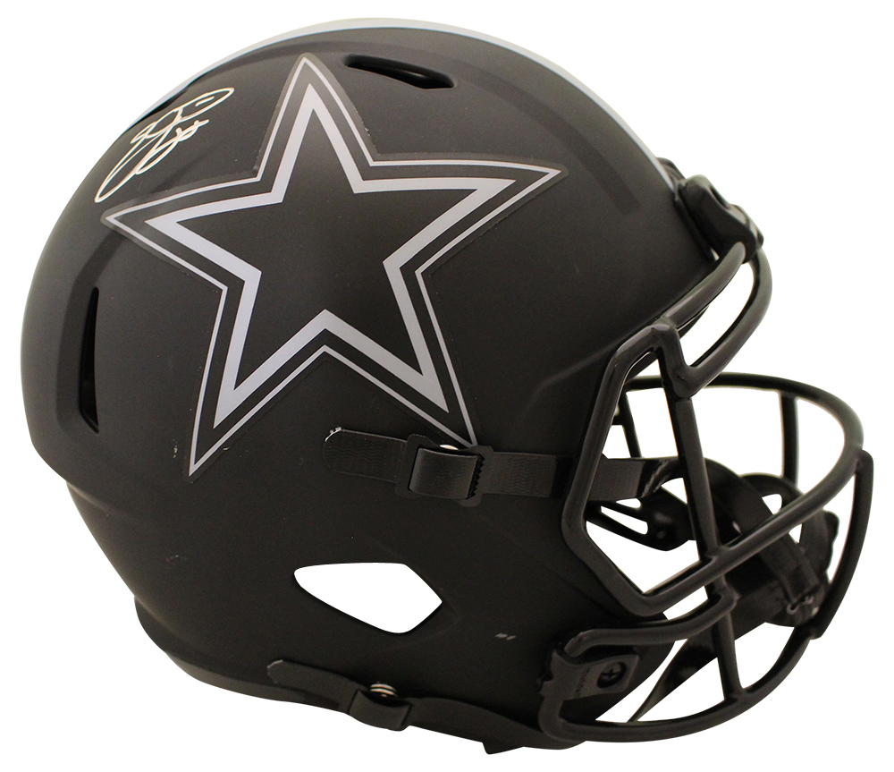 Emmitt Smith Signed Dallas Cowboys F/S Eclipse Speed Helmet Beckett