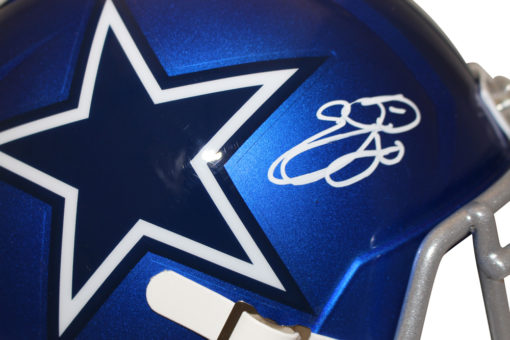 Emmitt Smith Signed Dallas Cowboys F/S Flash Speed Helmet Beckett