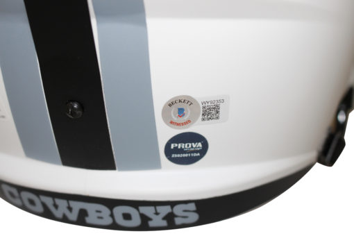 Emmitt Smith Signed Dallas Cowboys F/S Lunar Speed Helmet Beckett