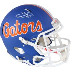 Emmitt Smith Autographed Florida Gators Authentic Blue Helmet Beckett 49572