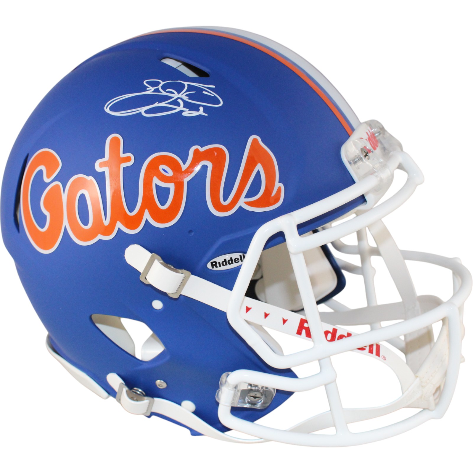 Emmitt Smith Autographed Florida Gators Authentic Blue Helmet Beckett 49572