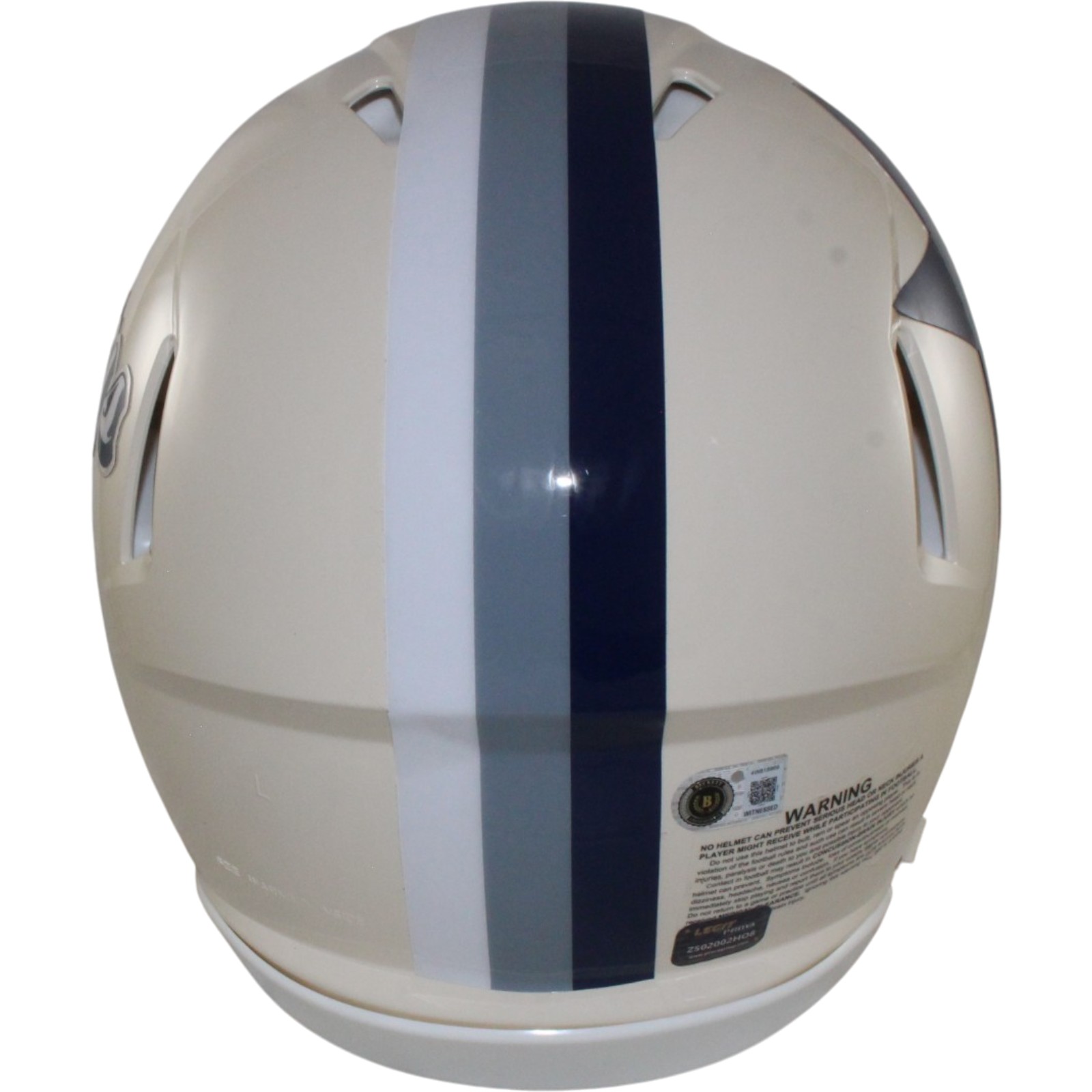 Emmitt Smith Signed Dallas Cowboys Authentic Retro Helmet Beckett WIT 57526 3 Emmitt Smith Signed Dallas Cowboys Authentic Retro Helmet Beckett WIT 57526