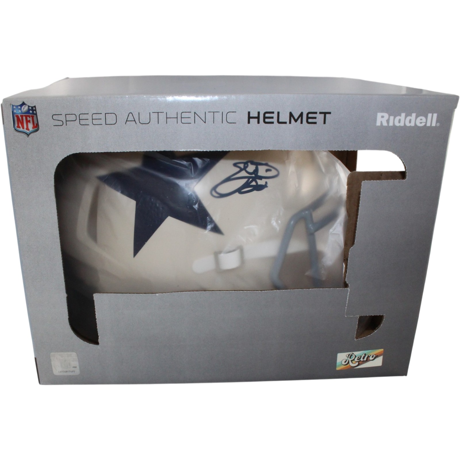 Emmitt Smith Signed Dallas Cowboys Authentic Retro Helmet Beckett WIT 57526 7 Emmitt Smith Signed Dallas Cowboys Authentic Retro Helmet Beckett WIT 57526