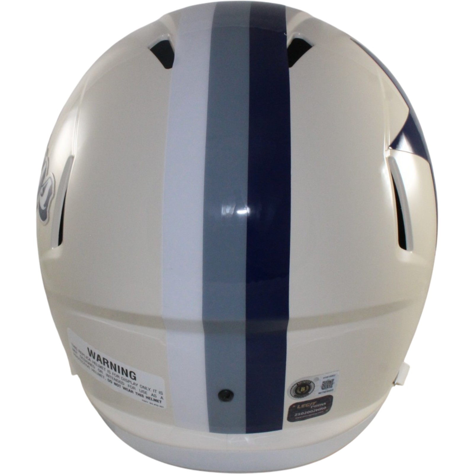 Emmitt Smith Autographed Dallas Cowboys F/S Retro Helmet Beckett Witness 55288 3 Emmitt Smith Autographed Dallas Cowboys F/S Retro Helmet Beckett Witness 55288
