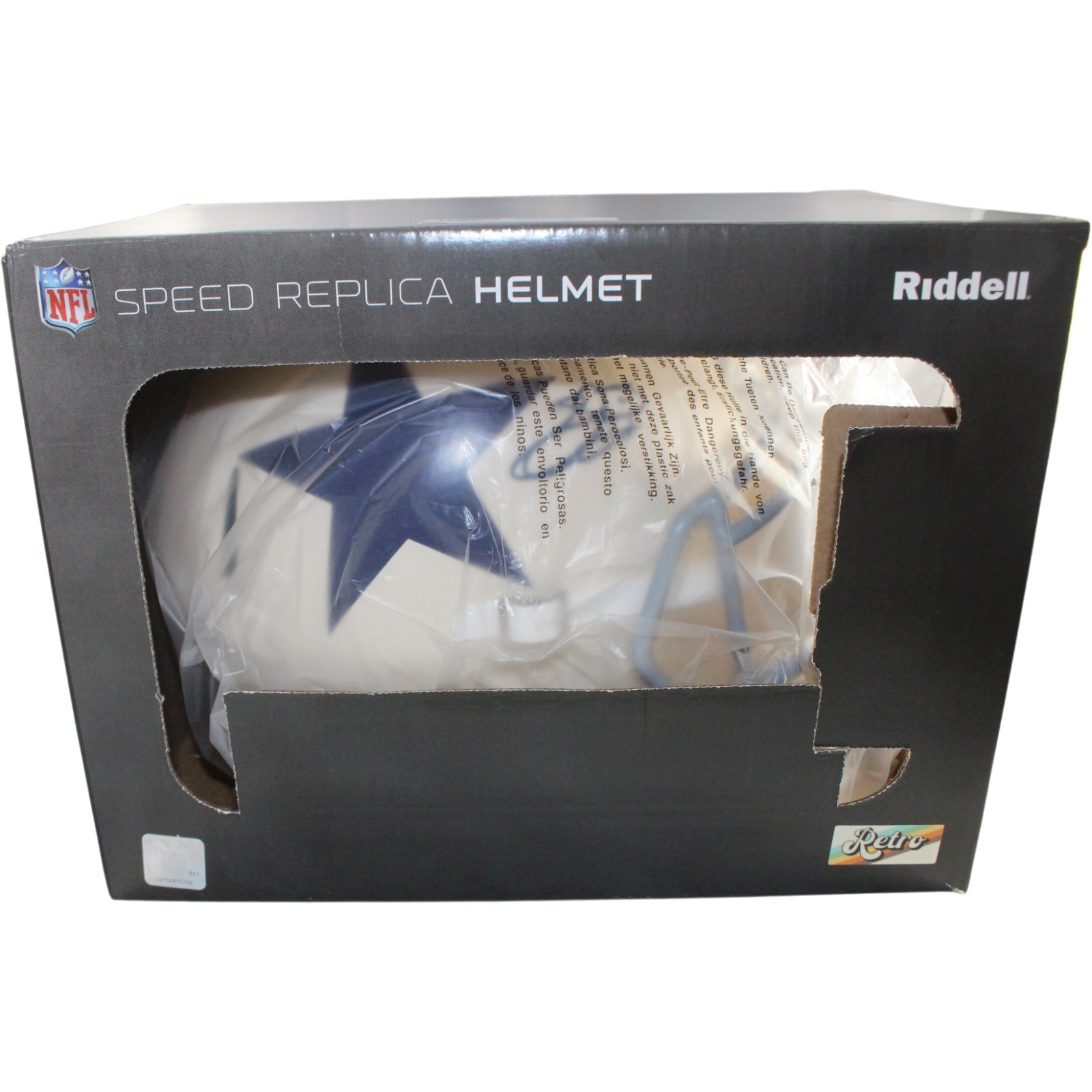 Emmitt Smith Autographed Dallas Cowboys F/S Retro Helmet Beckett Witness 55288 7 Emmitt Smith Autographed Dallas Cowboys F/S Retro Helmet Beckett Witness 55288