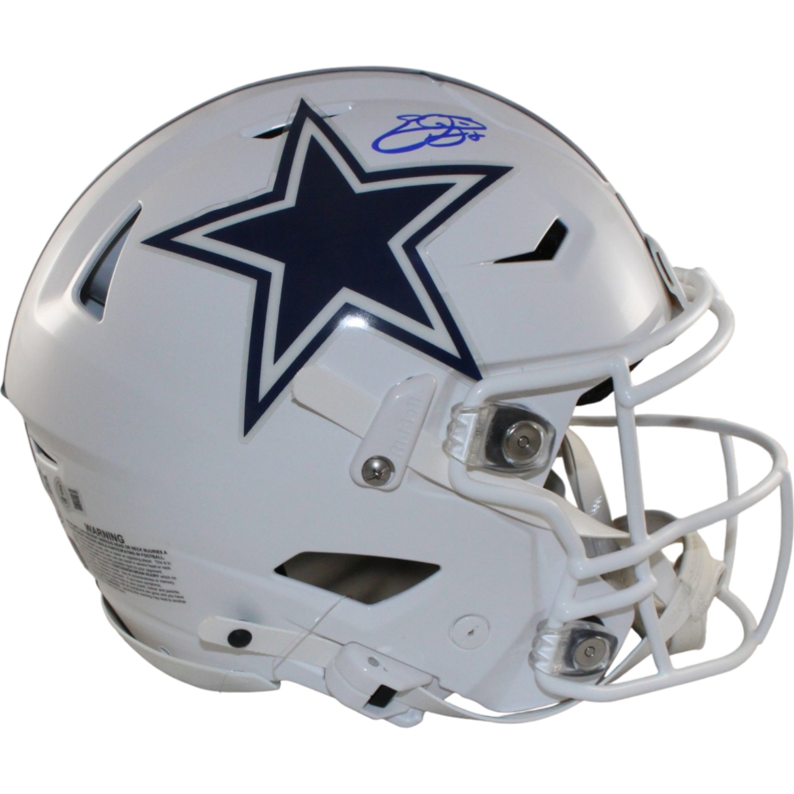 Emmitt Smith Autographed Dallas Cowboys Speedflex 22 Alt Helmet Beckett W 55295