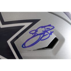 Emmitt Smith Autographed Dallas Cowboys Speedflex Helmet Beckett Witness 55293
