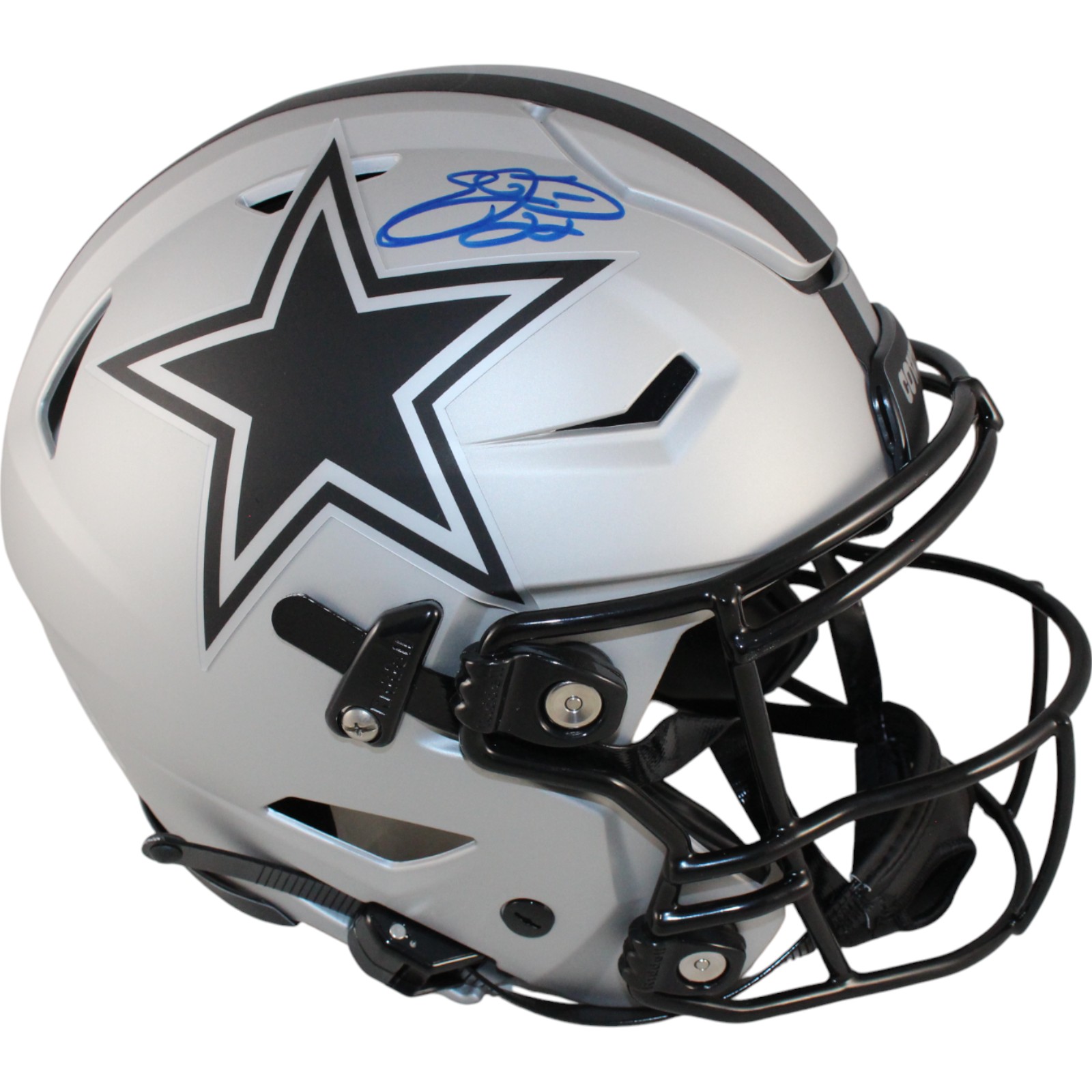 Emmitt Smith Autographed Dallas Cowboys Rave SpeedFlex Helmet Beckett 49580