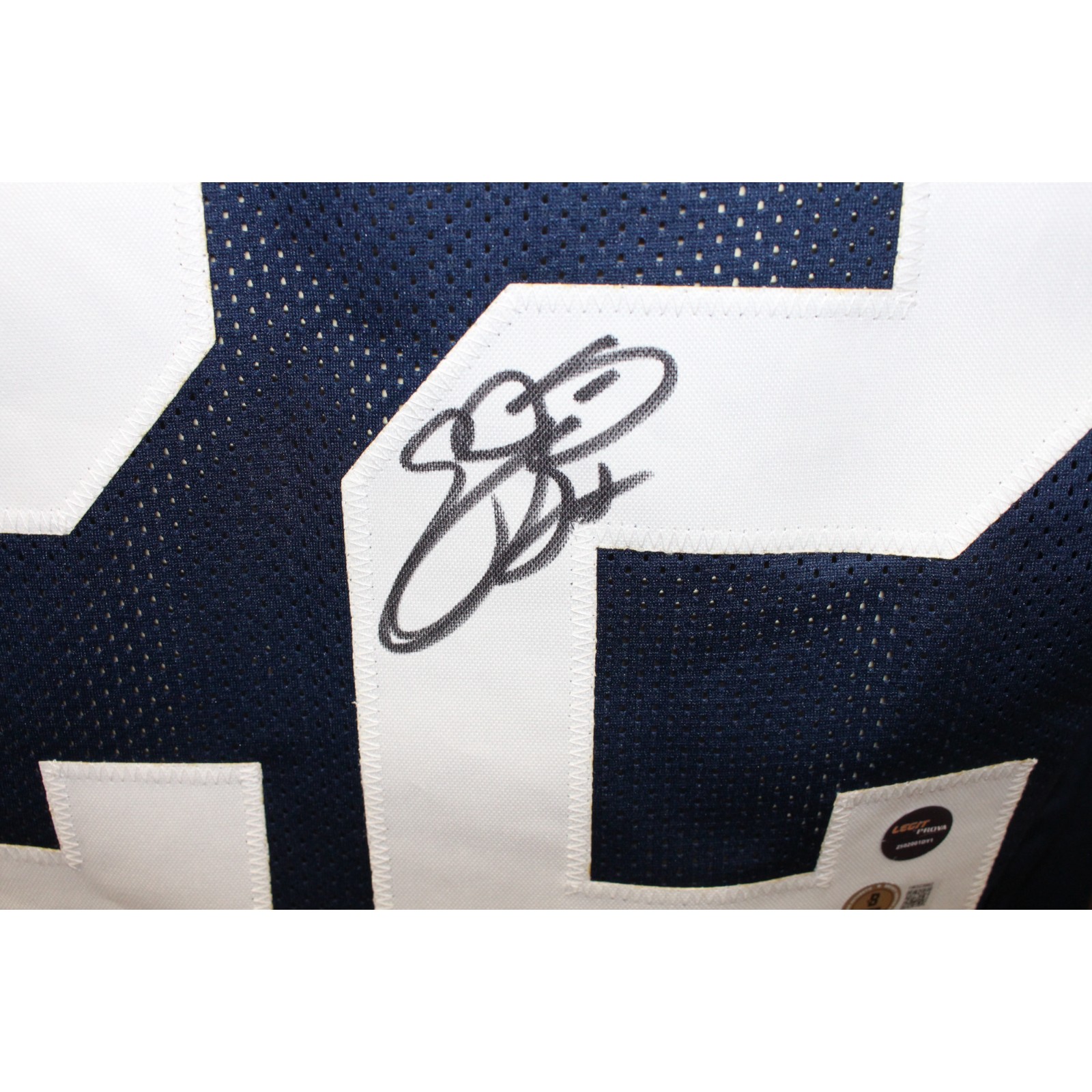 Emmitt Smith Autographed/Signed Pro Style Thanksgiving Jersey Beckett