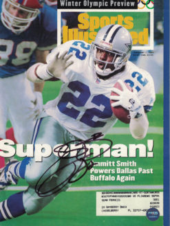 Emmitt Smith Autographed Dallas Cowboys Sports Illustrated 2/7/94 Prova 24422