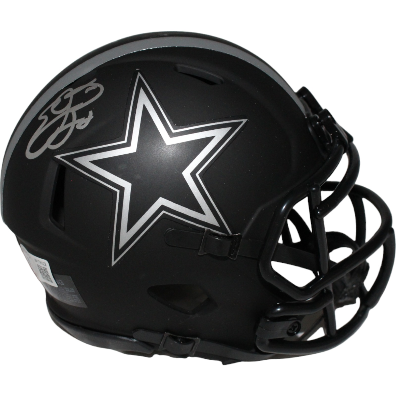 Emmit Smith Signed Dallas Cowboys Eclipse Mini Helmet Beckett