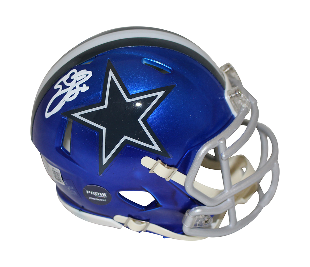 Emmitt Smith Autographed Dallas Cowboys Flash Mini Helmet Beckett