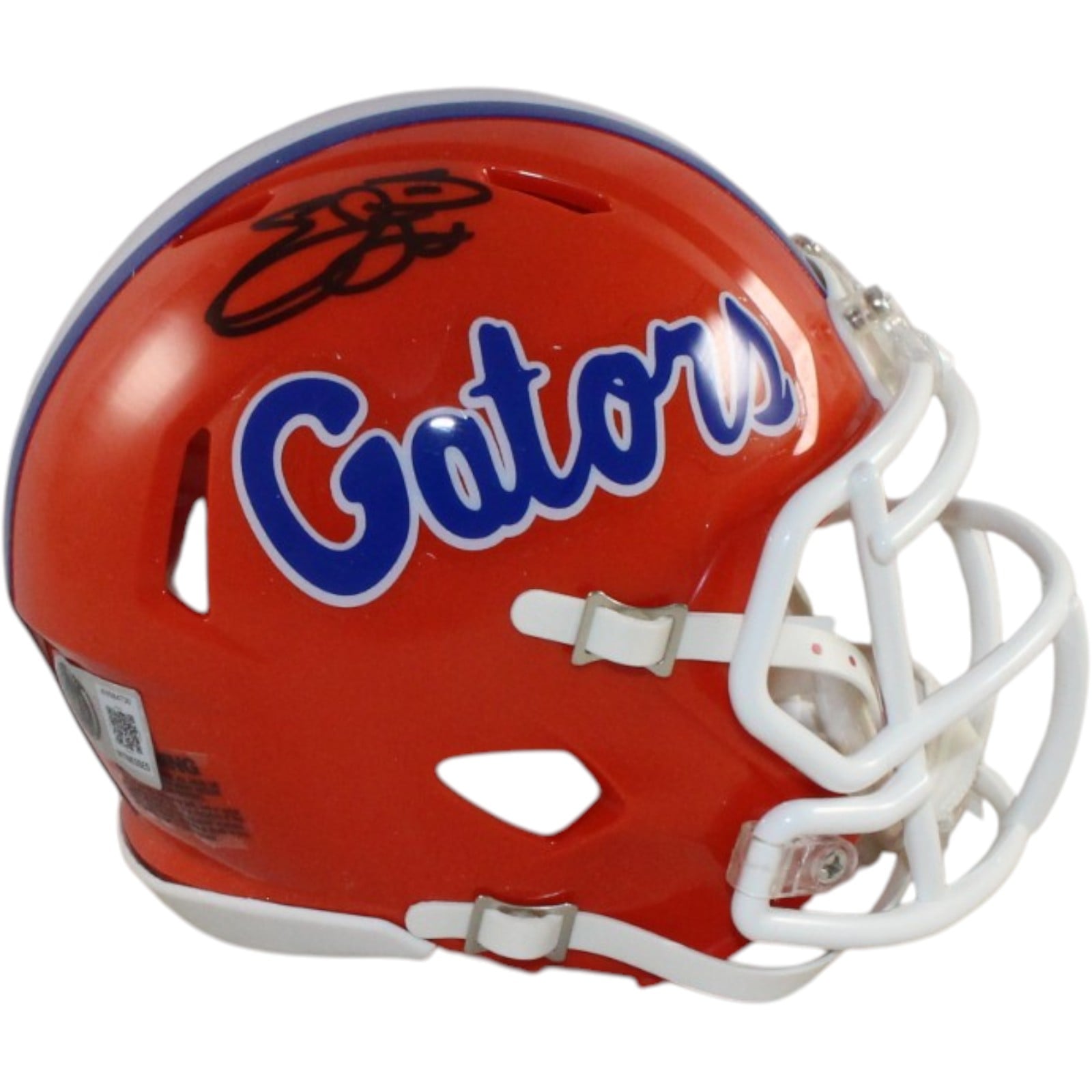 Emmitt Smith Autographed/Signed Florida Gators Mini Helmet Beckett Witness 58225