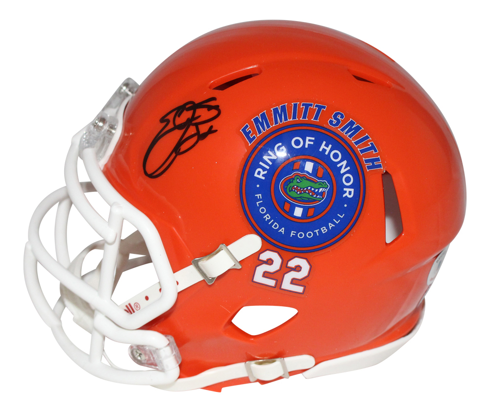 Emmitt Smith Autographed/Signed Florida Gators ROH Mini Beckett