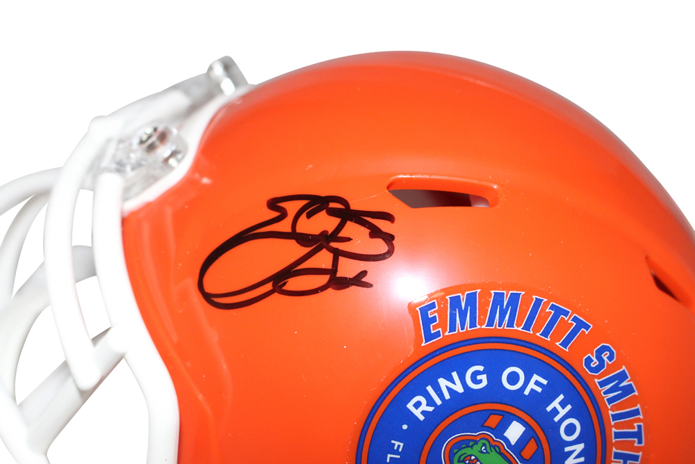 Emmitt Smith Autographed/Signed Florida Gators ROH Mini Beckett