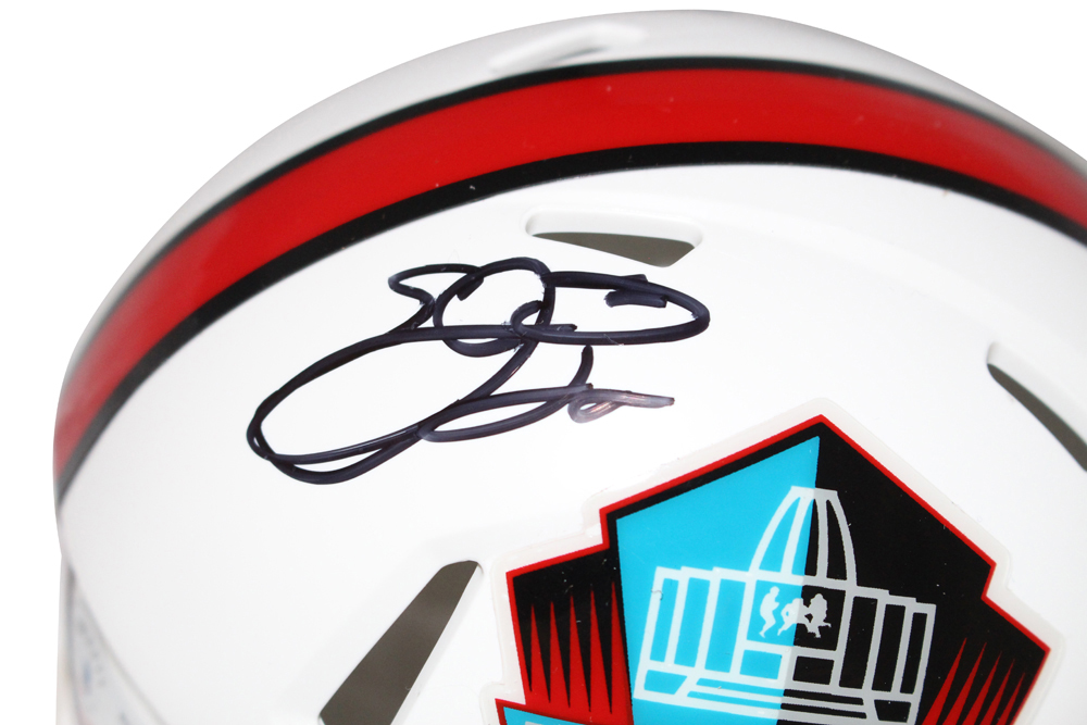 Emmitt Smith Autographed/Signed Hall of Fame Mini Beckett