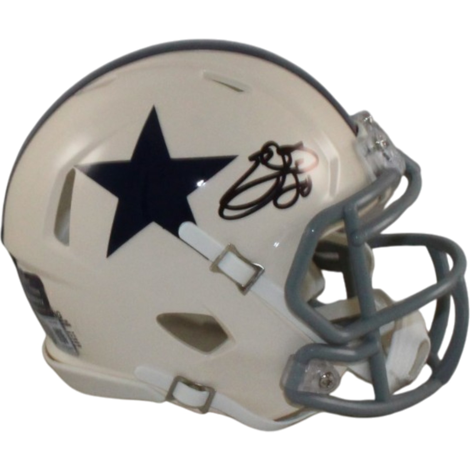 Emmitt Smith Signed Dallas Cowboys Retro Mini Helmet Beckett Witnessed 57536 1 Emmitt Smith Signed Dallas Cowboys Retro Mini Helmet Beckett Witnessed 57536