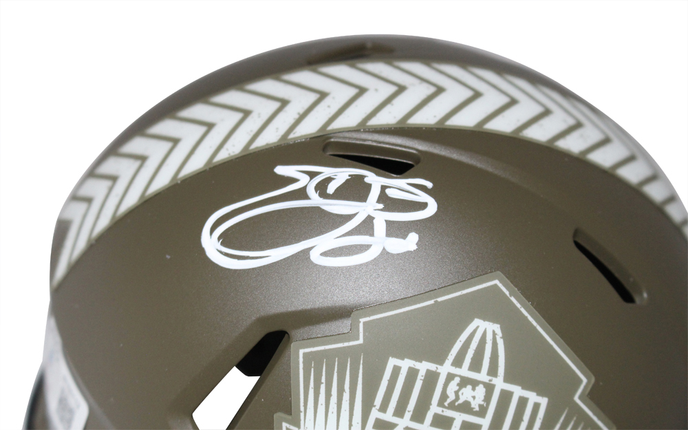 Emmitt Smith Autographed/Signed Hall of Fame Salute Mini BAS