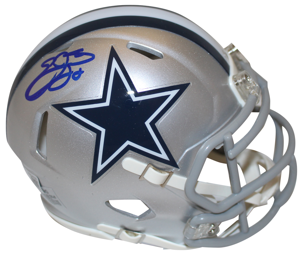 Emmitt Smith Autographed Dallas Cowboys Speed Mini Helmet Beckett