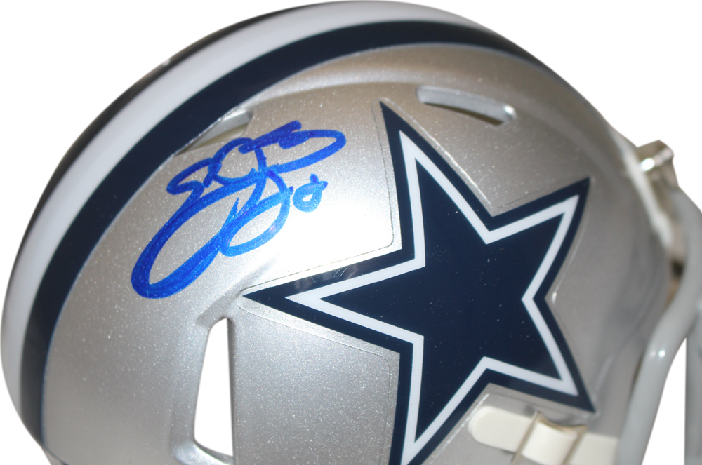 Emmitt Smith Autographed Dallas Cowboys Speed Mini Helmet Beckett