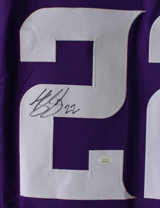 Harrison Smith Autographed/Signed Minnesota Vikings Purple XL Jersey JSA 24102
