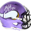Harrison Smith Autographed/Signed Minnesota Vikings Chrome Mini Helmet JSA 24103