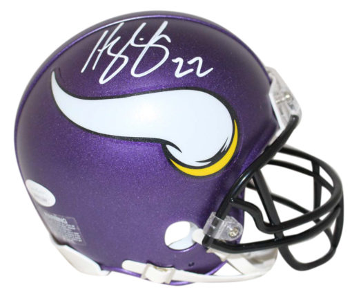 Harrison Smith Autographed/Signed Minnesota Vikings Mini Helmet JSA 24104