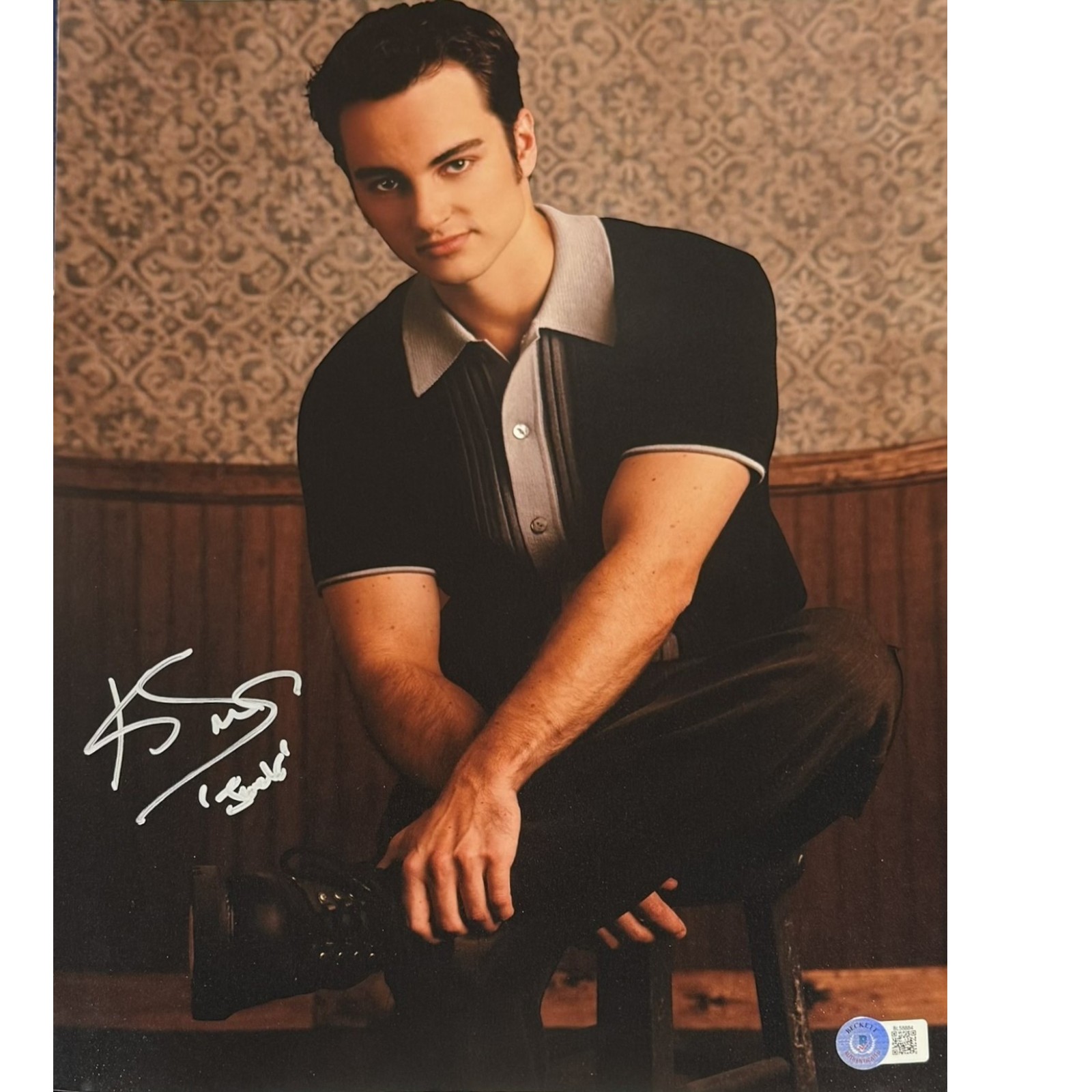 Kerr Smith Autographed/Signed Dawson's Creek 11x14 Photo Beckett 54378