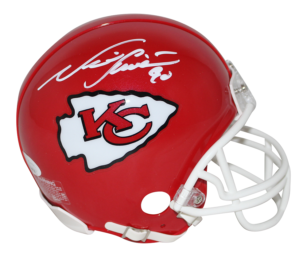 Neil Smith Autographed/Signed Kansas City Chiefs Mini Helmet JSA 29605