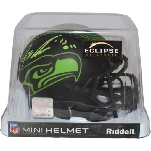 Jaxon Smith-Njigba Signed Seattle Seahawks Eclipse Mini Helmet FAN