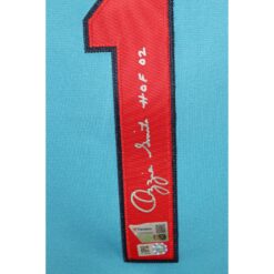 Ozzie Smith Autographed St Louis Cardinals M&N Blue Jersey HOF FAN