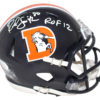 Rod Smith Autographed Denver Broncos Color Rush Mini Helmet ROF 12 JSA 25194