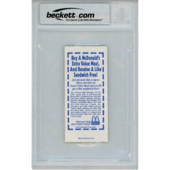 Rod Smith Autographed Denver Broncos 1st NFL TD ticket vs Redskins Beckett 48807