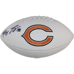 Roquan Smith Autographed/Signed Chicago Bears Logo Football Beckett 53941
