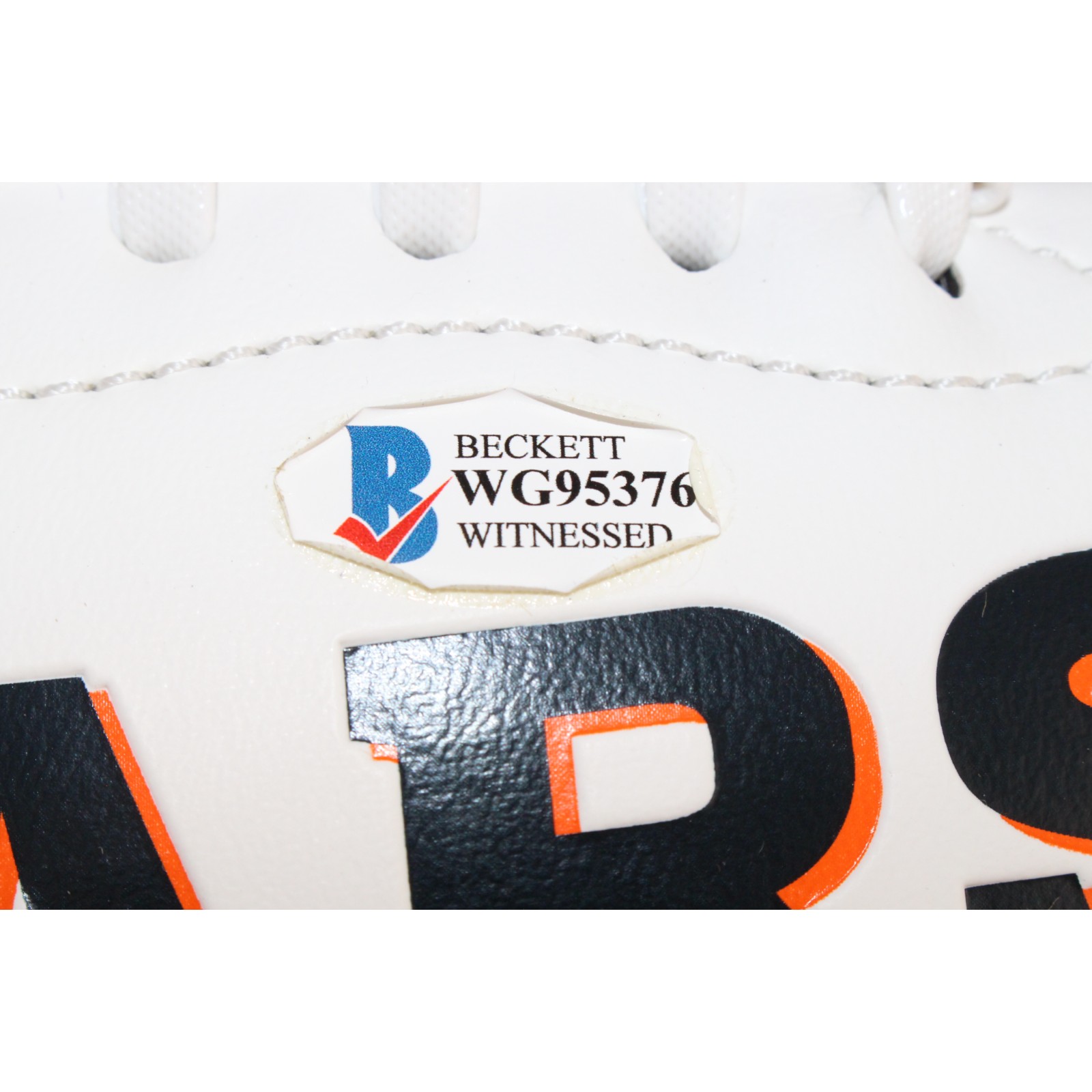 Roquan Smith Autographed/Signed Chicago Bears Logo Football Beckett 53941 4 Roquan Smith Autographed/Signed Chicago Bears Logo Football Beckett 53941